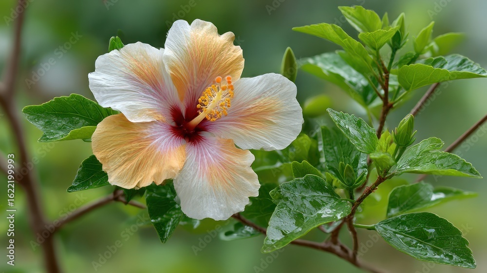 Obraz premium Close-up hibiscus flower