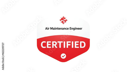 Air Maintenance Engineer Certified Badge – Aviation Certification Credential