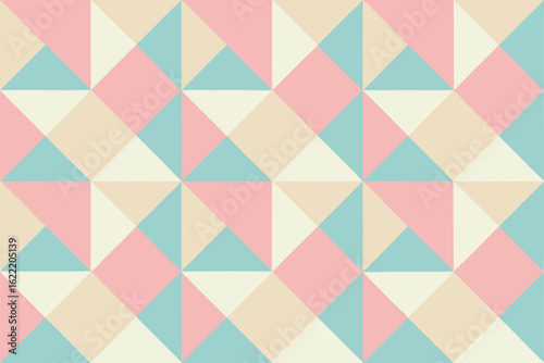 seamless geometric pattern with triangles