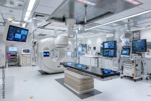 Modern medical imaging room with advanced equipment