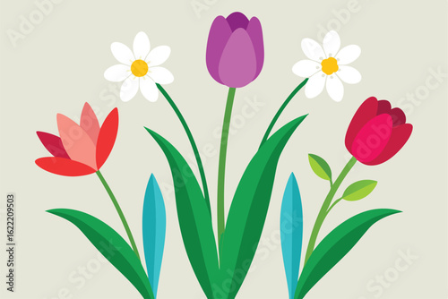 april showers rain themed illustration withc boots  
