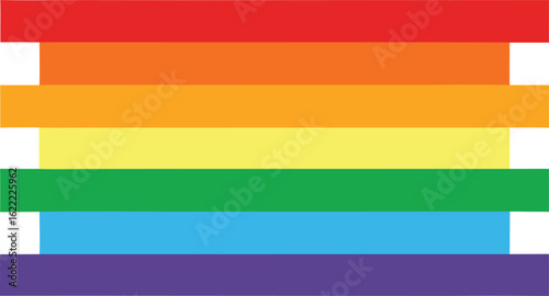 Vibrant Pride Flag Design for LGBTQ+ Representation