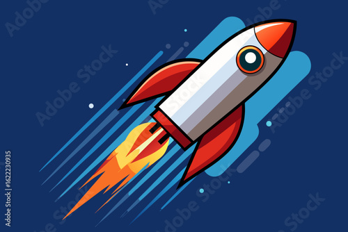 rocket in space
