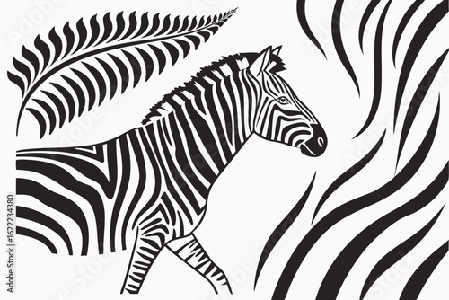 zebra vector illustration