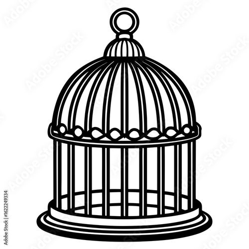 bird in cage