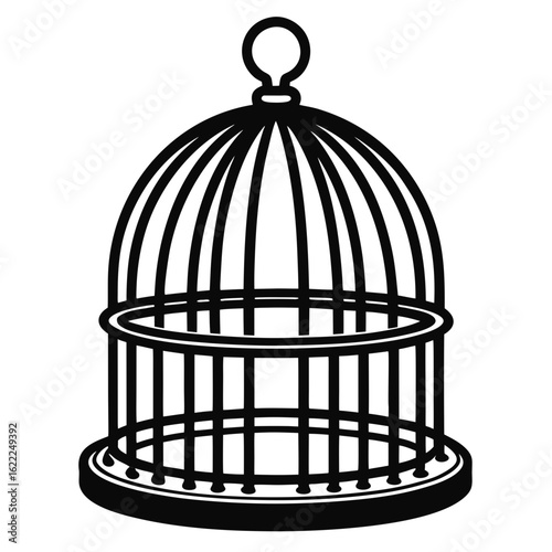 birdcage with a cage