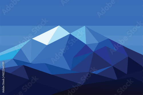 modern polygon background in blue and grey  .eps