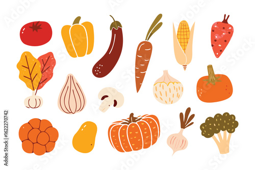 Harvest of Nourishment: A vibrant assortment of fresh, healthy vegetables, showcasing the bounty of the earth's harvest. Capturing a colorful and appetizing still life.