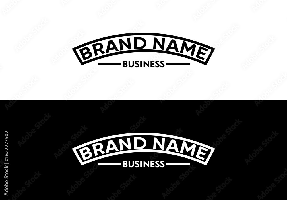 Fototapeta premium signpost symbol icon brand name simple logo vector