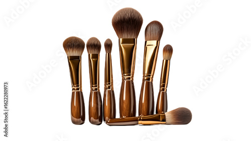 set of makeup brushes