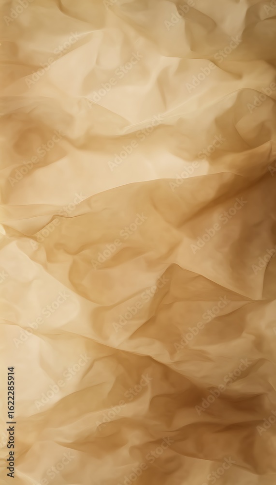 Obraz premium Abstract flowing golden silky fabric texture