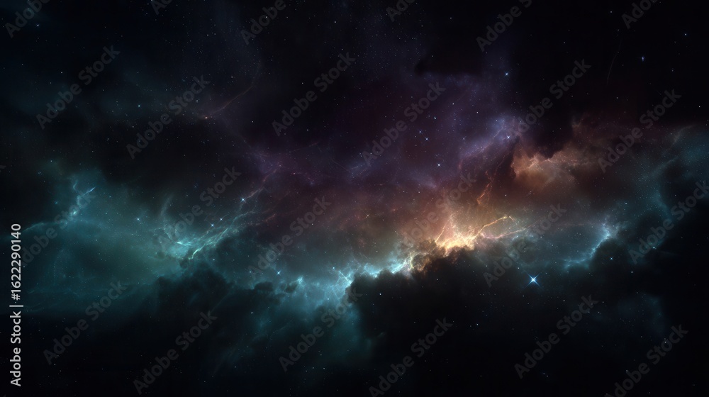 Obraz premium High quality photo of abstract space background.