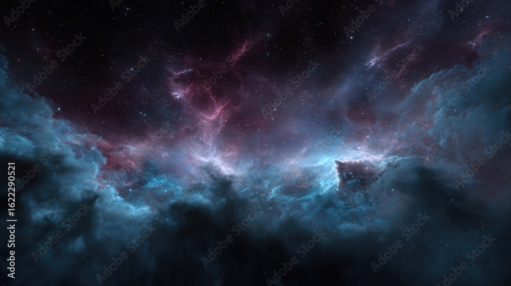Fototapeta premium High quality photo of abstract space background.