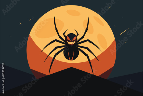 spider on a web