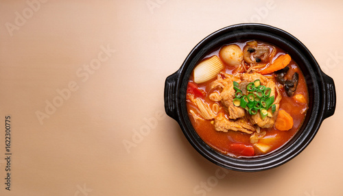 Cheonggukjang: Korean Fermented Stew and Ingredients in Realistic Banner Layouts