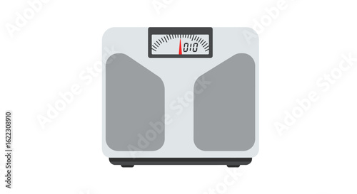 Simple Digital Bathroom Scale Illustration