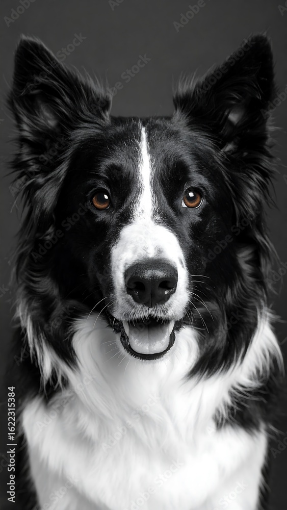 Fototapeta premium Portrait of a happy Border Collie