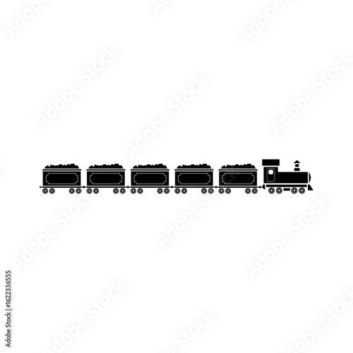 Train Shilouette Illustration