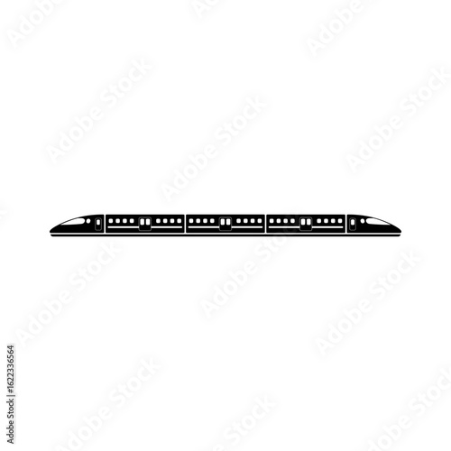 Train Shilouette Illustration