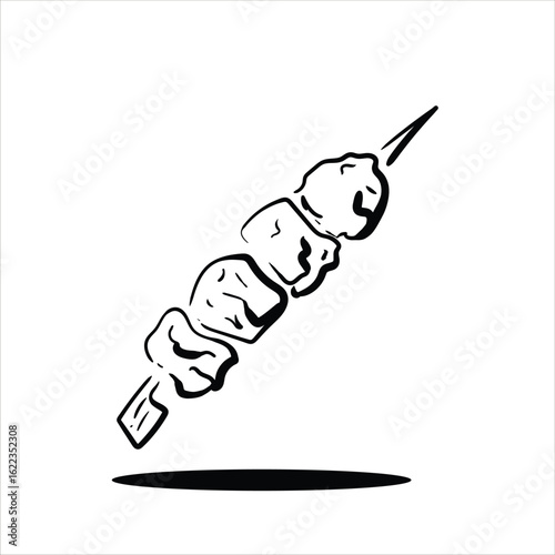 Lineart Yang Rou Chuan Vector Illustration Minimalist Lineart Style