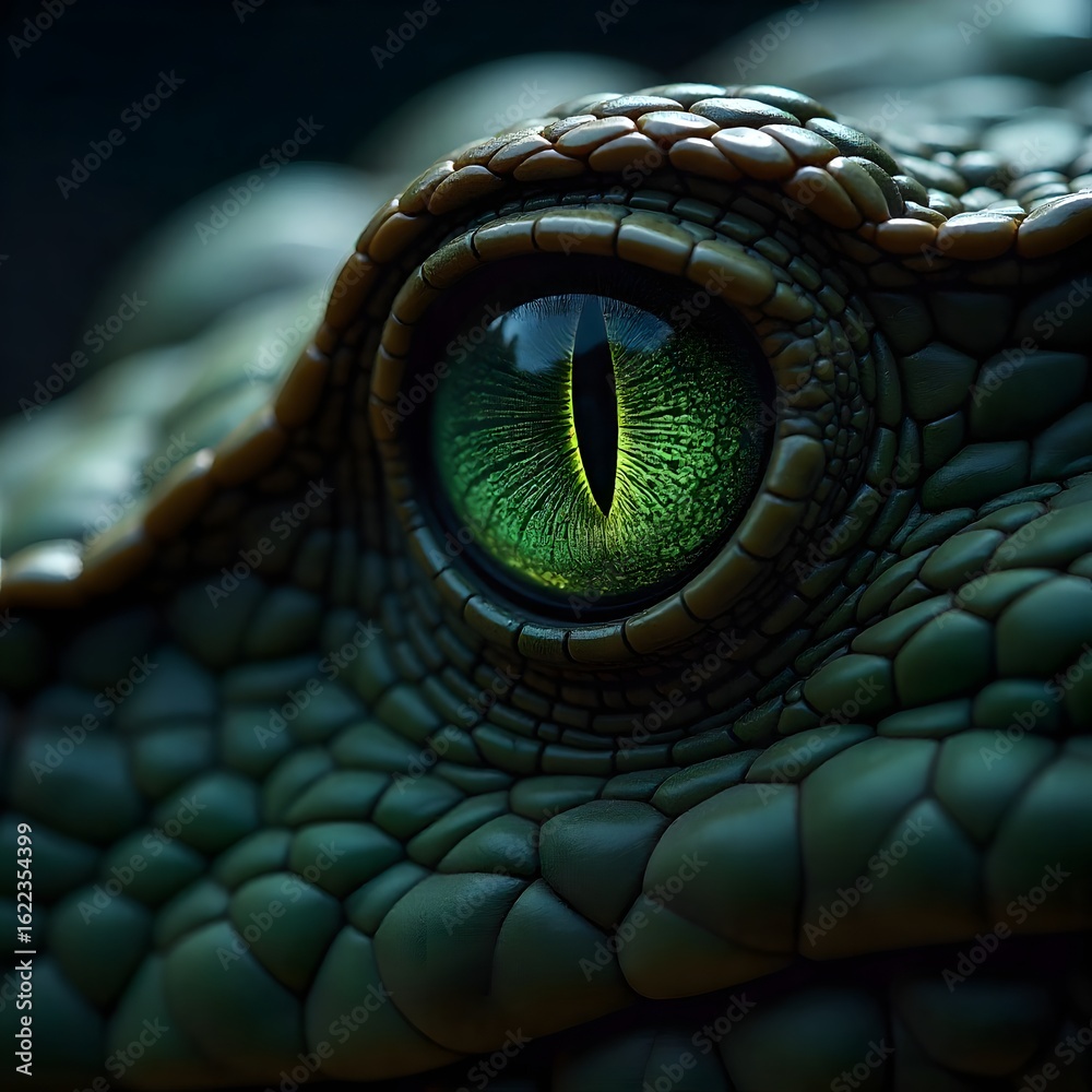 Fototapeta premium Close-up photograph of an animal's eye