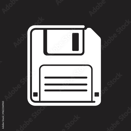 floppy disk icon vector