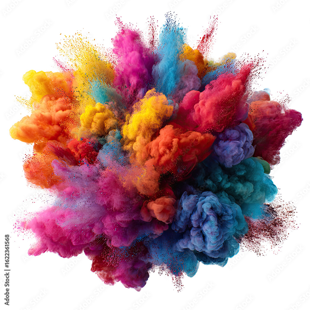Fototapeta premium Vibrant explosion of color (2)