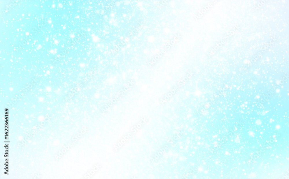 Fototapeta premium 水色のキラキラの背景テクスチャ 