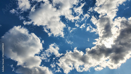 landscape with trees and clouds wallpaper