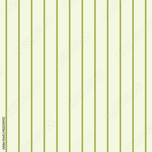 Ivory and olive slim vertical stripe pattern vector