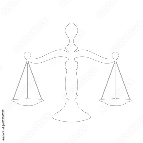 Desenho Justiça, scales of justice