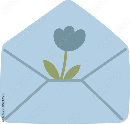 Tableau sur toile floral envelope