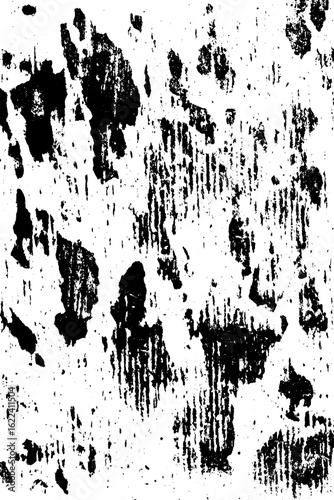 Weathered concrete texture with black and white paint chipping for artistic design