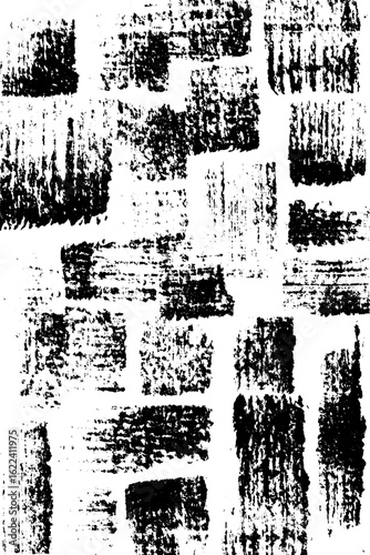 Wallpaper Mural Black and white grunge punk flyer design with ripped paper texture background Torontodigital.ca