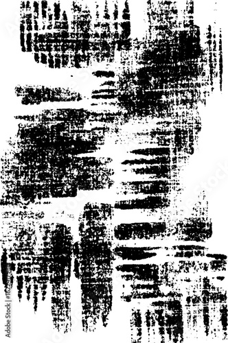 Diy punk zine border in black and white for creative analog designs