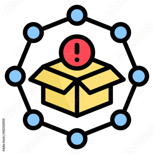 Supply Chain Disruption Icon