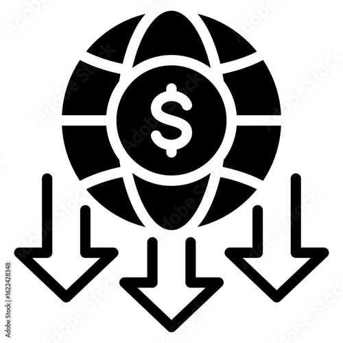 Economic Downturn Icon