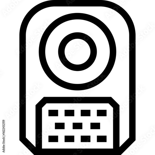 Vector of Doorbell Camera Icon
