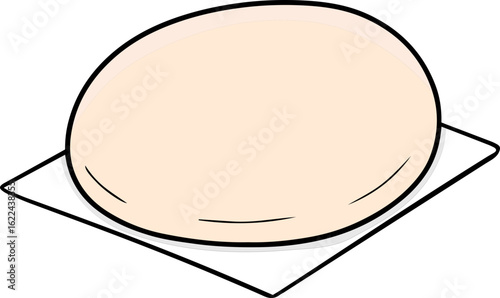 Illustration of steamed bun
