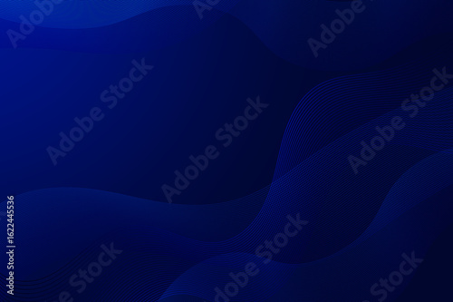 Blue background with lines and patterns. Luxury gradient line background template.