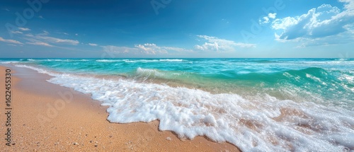 Summer Beach Paradise: Turquoise Waters and Golden Sands