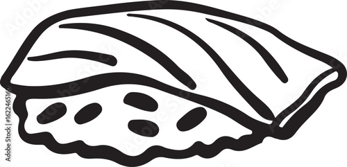 Sushi food ink Japanese cuisine	
