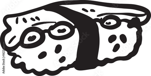 Sushi food ink Japanese cuisine	
