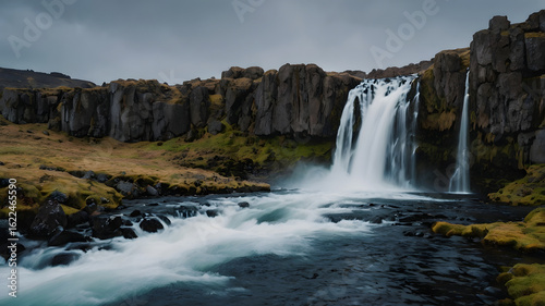 Oxararfoss Waterfall lets visitors immerse themselves in nature, history, and mythology.