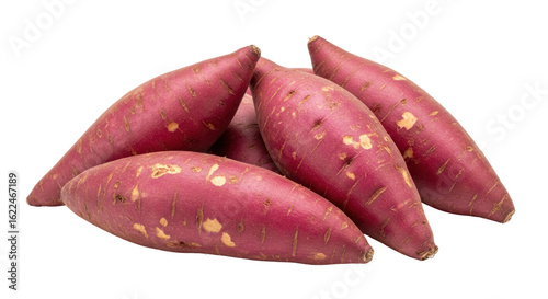 Cuadro en lienzo Isolated Sweet Potatoes