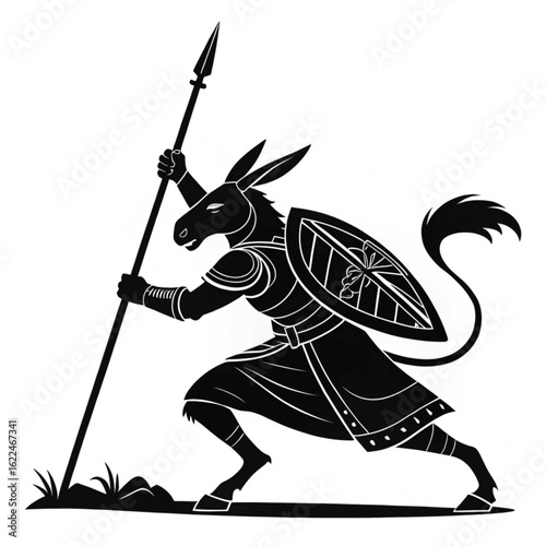 knight with sword and shield