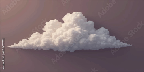 Fluffy cumulus clouds of sea salt drift across a vibrant blue sky and a deep black sea
