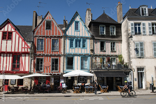 Photos Les façades de Vannes, Morbihan en France