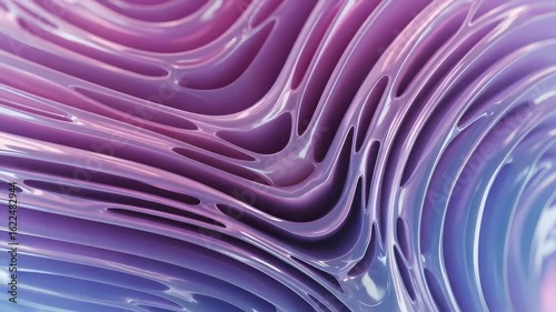 Elegant Abstract Layers Background in Pink Purple and Blue with Glossy Texture