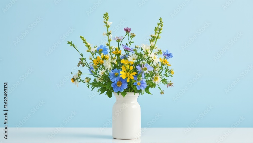 Fototapeta premium The quiet time of fresh daisies